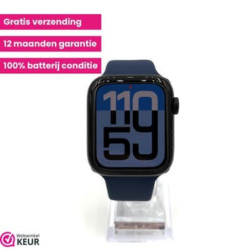 Apple Watch SE 2e gen 44mm midnight cellular + gps | 100%, Stressniveau, Verzenden, IOS, Zo goed als nieuw
