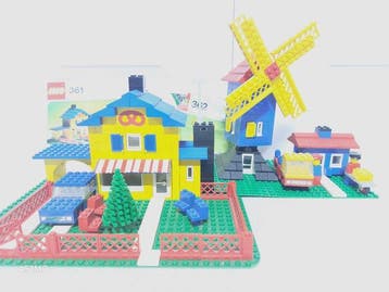 Lego Set - Legoland, Classic Town - 361 Bakkerij met auto, Nieuw