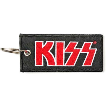 KISS - Red Logo - Patch Sleutelhanger officiële merchandise, Ophalen of Verzenden, Nieuw, Gebruiksvoorwerp