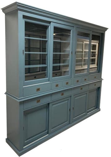 Buffetkast petrol Blaricum 265cm, Ophalen of Verzenden, Nieuw