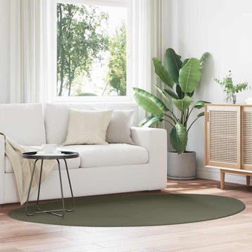 vidaXL Tapijt HUARTE Bosgroen 140 x 200 cm Polyester, Verzenden, Nieuw