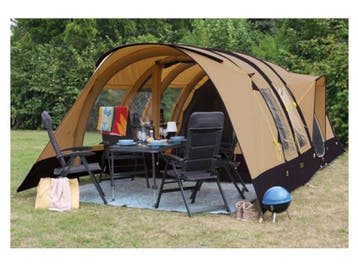 Eurotrail opblaastent Georgia BTC air, Caravans en Kamperen, Nieuw, Tot en met 5