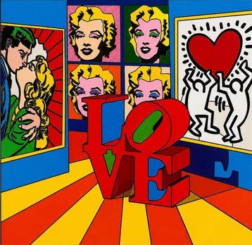 Ugo Nespolo (1941) - Love Overload