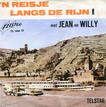 vinyl single 7 inch - Jean En Willy - n Reisje Langs De..., Verzenden, Zo goed als nieuw, 7 inch, Nederlandstalig