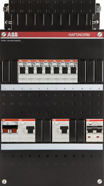 ABB Hafonorm PV-Groepenkast | HS 40A - 7 groepen - 2 x ALS, Ophalen of Verzenden, Nieuw, Groepenkast