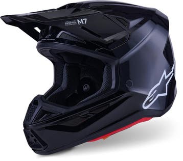 Alpinestars S-M7 Zwart Crosshelm, XXL, Nieuw met kaartje, Overige merken, Heren
