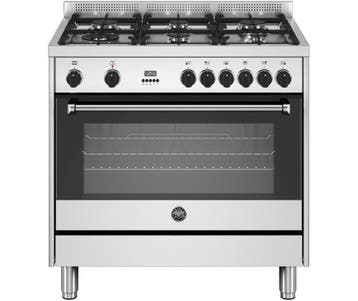 Bertazzoni MPL96L1EXV gas fornuis met 6 branders, rvs1485, Ophalen of Verzenden, Nieuw