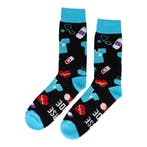 Sokken Katoen – Ziekenhuis Medische Print – Zwart Blauw Wit, Kleding | Dames, Nieuw