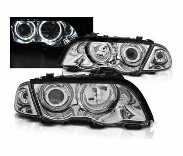 Koplampen BMW E46 98-01 Sedan/Touring Angel eyes LED, Ophalen of Verzenden, Nieuw