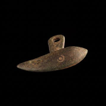 Middeleeuws Brons Scandinavisch talismanhanger –
