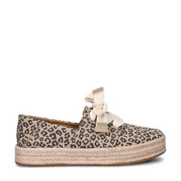 TOMS Carolina Lace up espadrilles voor dames in het Bruin, Bruin, Verzenden, Nieuw, TOMS
