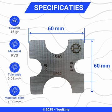 ToolLine | Meetinstrument UP | Uponor | Meerlagenbuis, Doe-het-zelf en Verbouw, Gereedschap | Handgereedschap, Verzenden, Nieuw