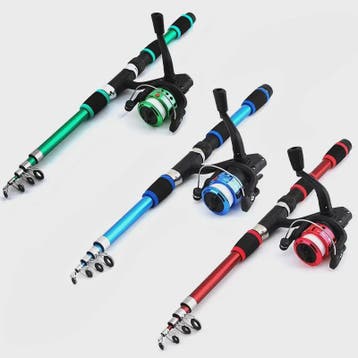 Telescopische Vishengel Set met Molen - Kinderen & Reizen, Verzenden, Nieuw
