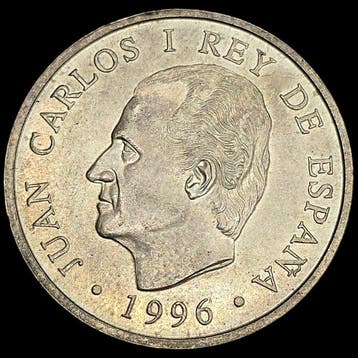 Spanje. Juan Carlos I. 2000 Pesetas 1996 (Zonder