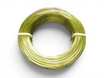 1 x Aluminium draad 1 mm – apple green – 200 meter, Ophalen of Verzenden, Nieuw, Kraal