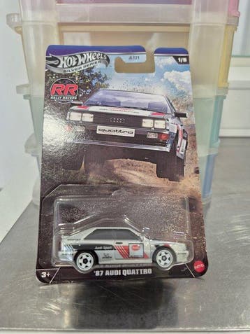 Hot Wheels 1:64 - Modelauto (6) - 87 Audi Quattro; Honda, Nieuw