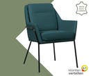 Leren eetkamerstoel Mix - Toledo Turquoise (blauw) - Poten, Huis en Inrichting, Stoelen, Bohemian, Industrieel, Modern, Scandinavisch