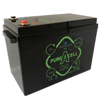 PureAcell Premium Lithium 100Ah 24 volt | 2,6kWh, Watersport en Boten, Navigatiemiddelen en Scheepselektronica, Ophalen of Verzenden