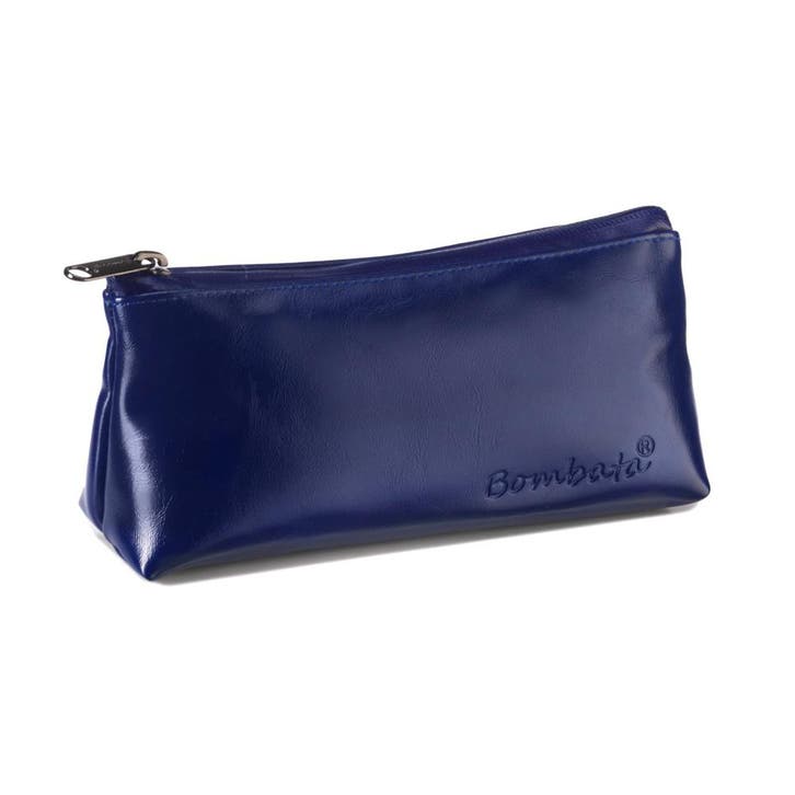Bombata Evolution Triangular Etui - Kunstleer - Kobalt Blauw, Diversen, Schoolbenodigdheden, Nieuw, Verzenden