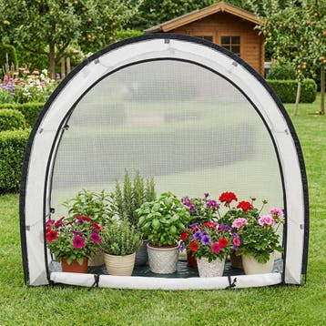 Plantenkas Larshasas 180x80x170 cm trasparant [en.casa], Verzenden, Nieuw