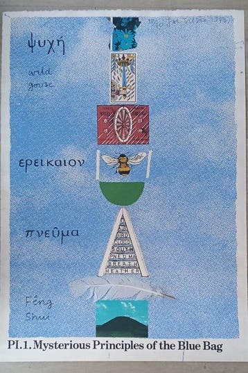 Joe Tilson (1928) - Mysterious Principles Of The Blue Bag