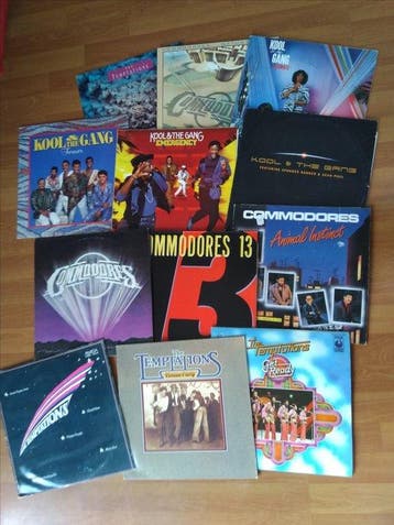 Kool & The Gang , Commodores , Temptations - 11 x Albums + 1, Nieuw in verpakking