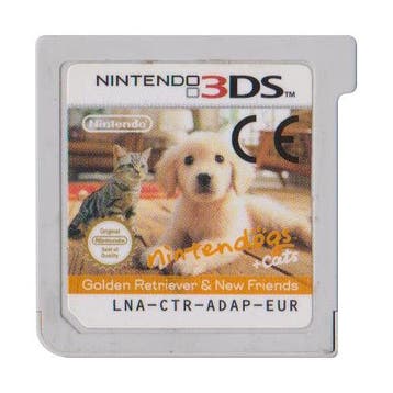 3DS Nintendogs + Cats: Golden Retriever & New Friends, Verzenden, Gebruikt