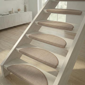 Trapmat Lines Beige - 28x65 cm, Verzenden, Nieuw