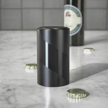 Automatische Flesopener Zwart - Magnetische RVS Bieropener v, Verzenden, Nieuw