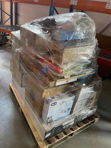 Pallet 4 met een Partij Nieuwe Goederen Voor €200, Zakelijke goederen, Partijgoederen en Retail | Partijgoederen, Ophalen of Verzenden