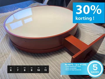 Dubbelzijdige Lichtbak Ø 600mm, 30% KORTING + gratis print., Verzamelen, Merken en Reclamevoorwerpen, Verzenden, Nieuw, Lichtbak of (neon) lamp