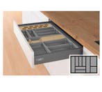 Bestekbak d:441-520mm - b:701-800mm antraciet, Huis en Inrichting, Keuken | Keukenbenodigdheden, Verzenden, Nieuw