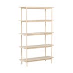 *WOONWINKEL* Openkast Met Vijf Planken Whitewash, Verzenden, Nieuw