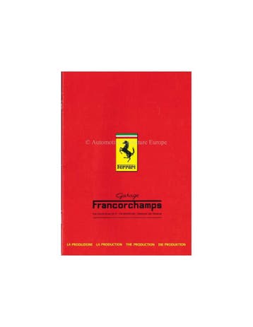 1983 FERRARI DE PRODUCTIE BROCHURE 268/83, Nieuw, Ferrari, Author