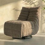 *WOONWINKEL* Retro Relaxfauteuil Bruin, Huis en Inrichting, Fauteuils, Verzenden, Nieuw, Stof