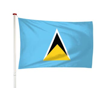 Saint Luciaanse Vlag 40x60cm, Verzenden, Nieuw