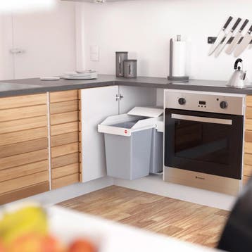 Hailo Multi-box duo L inbouw afvalscheidingssysteem 2x14 ltr, Verzenden, Nieuw