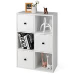 2dekans | Coast Boekenkast Wit – 60 x 30 x 89 cm – 3 Open, Huis en Inrichting, Ophalen of Verzenden, Zo goed als nieuw