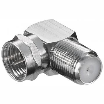 F-Connector haaks contra, Ophalen of Verzenden, Nieuw, (Schotel)antenne-accessoires