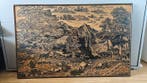 Snijwerk, Large Hand-Carved Wooden Panel (1965) - Grigore