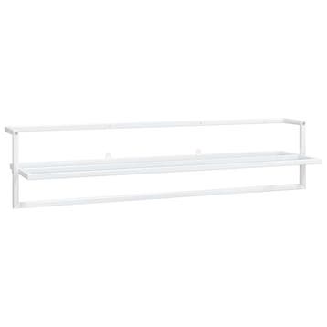 Handdoekenrek wit 95cm | Retourdeal 33% Korting, Ophalen of Verzenden, Zo goed als nieuw, Wit, Handdoekenrek