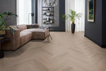YUP Merton herringbone dryback dark oak, Verzenden, Nieuw