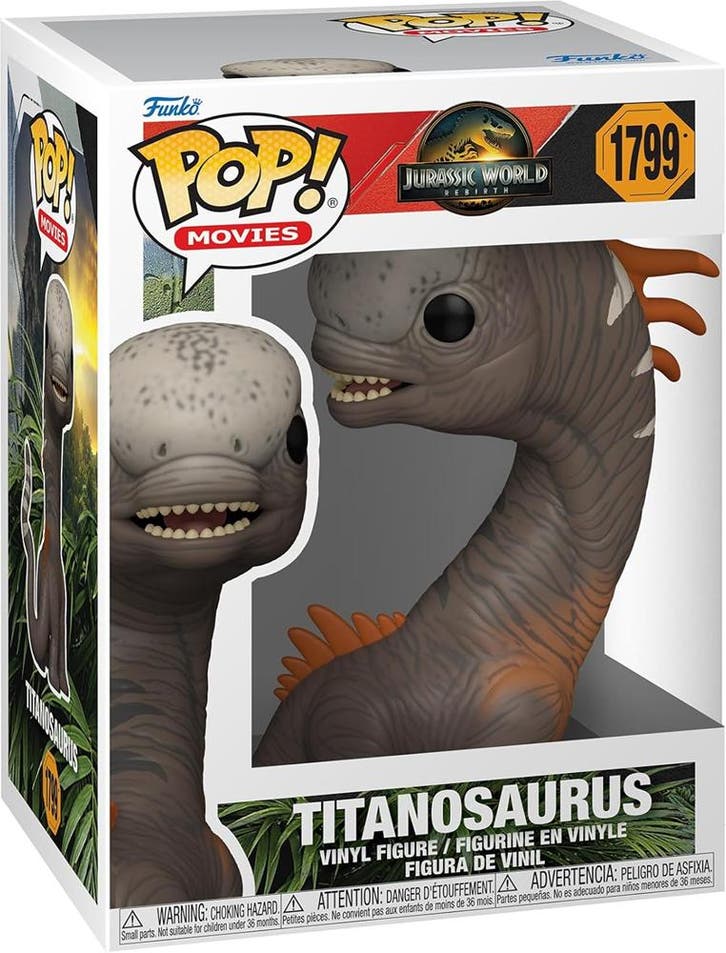 Funko Pop! - Jurassic World Rebirth - Titanosaurus #1799 |, Verzamelen, Poppetjes en Figuurtjes, Nieuw, Verzenden