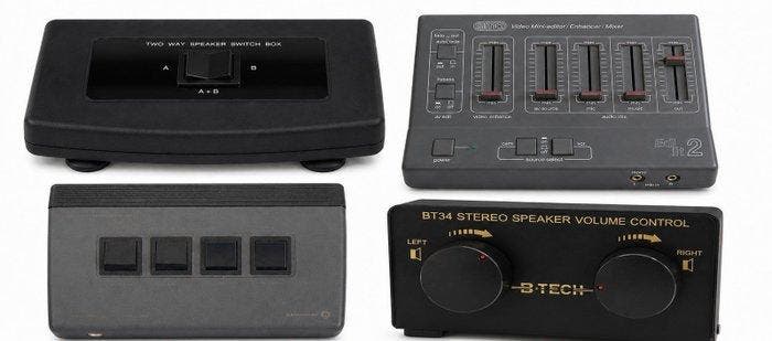 SIMA,Sandridge Two Way Speaker Switch Box	Comutador de, Verzamelen, Fotografica en Filmapparatuur