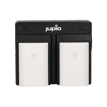 Canon LP-E6N USB Duo Charger Kit (Merk Jupio) met garantie, Ophalen of Verzenden, Gebruikt