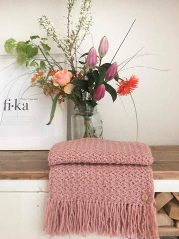 Haakpatroon Rechte Julia Sjaal met franjes – Handmadejolie, Ophalen of Verzenden, Nieuw