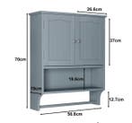 Over-Toilet Opbergrek – Stevig 3-Planks Badkamermeubel, Verzenden, Nieuw