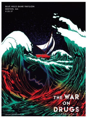 Posters - Poster War on Drugs, The - Blue Hills Bank Pavi..., Verzenden, Zo goed als nieuw