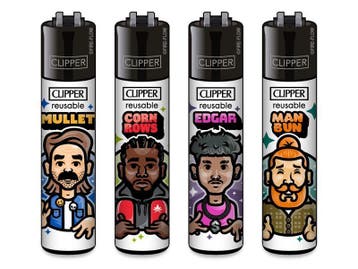 Clipper aansteker - Men Haircuts - CP11 (4 stuks), Verzenden, Nieuw