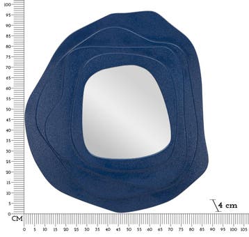 WANDSPIEGEL DALIA BLAUW CM 90X4X97, Huis en Inrichting, Ophalen of Verzenden, Nieuw